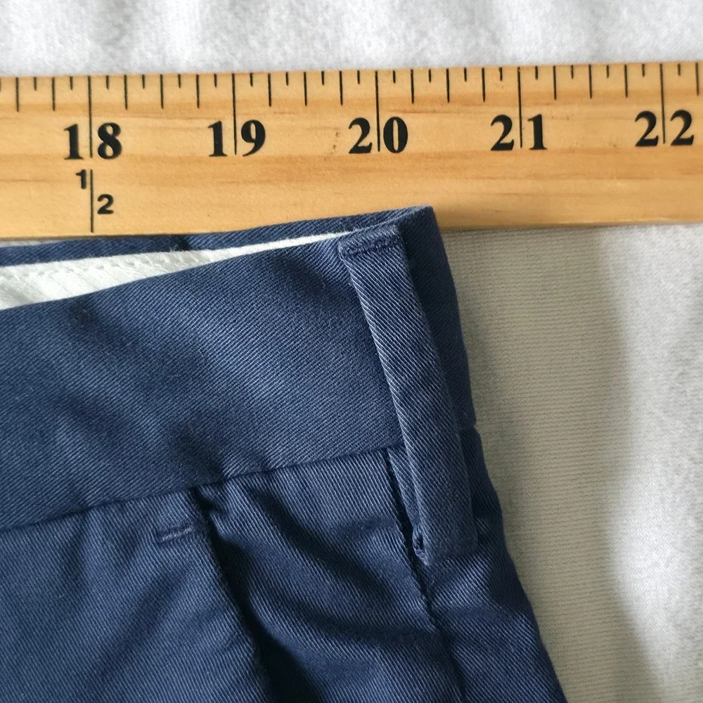 Polo Ralph Lauren Shorts Navy Blue Mens Embroidered Pony Stretch Chino Size 40